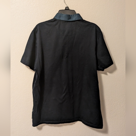 Ted Baker Navy Polo Shirt Short Sleeve - Picture 2 of 6